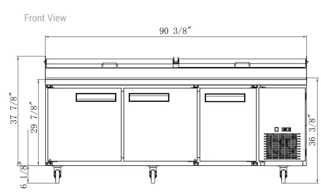 dpp90-12-s3-dukers-appliance-co-diagram-dimensions-size-measurement-view-front.webp