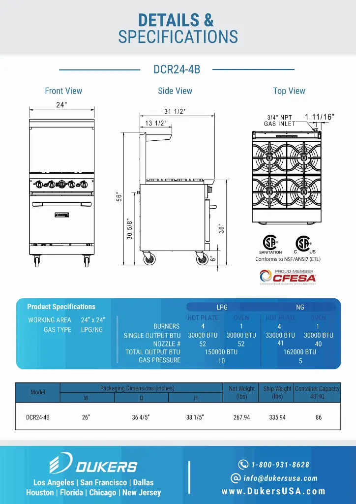 dukers-DCR24-4B-gas-range-oven-natural-gas-propane