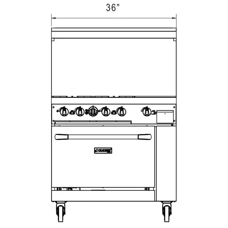 dukers-dcr36-4b12gm-front-drawing-size-diagram.webp