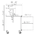 dukers-dsp48-12-s2-diagram-side-size-view-salad-prep-table.webp