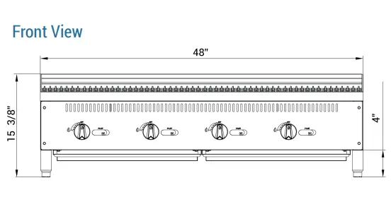 dukers-appliance-co-diagram-dimensions-size-measurement-view-dccb48-front.webp