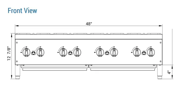 dchpa48-dukers-appliance-co-diagram-dimensions-size-measurement-view-front.webp