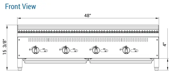dukers-appliance-co-diagram-dimensions-size-measurement-view-dcrb48-front.webp