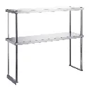 Dukers DCOS-1850 Double Overshelf for 48" Sandwich/Salad Prep Tables and Undercounters