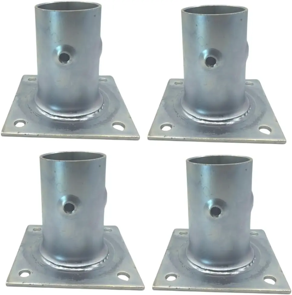 1 5/8 Galvanized Flange Feet Commercial Restaurant Worktable, Equipment Stand. Perfect for Food Trucks, Trailers, Restaurants.