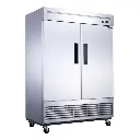 Dukers Appliance D55F Commercial 2-Door Freezer Reach in Bottom Mount