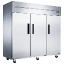 Dukers Appliance D83AR 3-Door Top Mount Commercial Refrigerator
