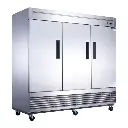 Dukers Appliance D83R 3-Door Commercial Reach-in Refrigerator Bottom Mount