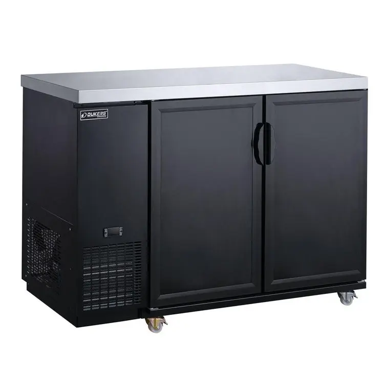 Dukers DBB60-M2 2-Door Bar and Beverage Cooler Solid Door Refrigerator