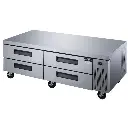 Dukers DCB72-D4  Commercial Chef Base Refrigerator with 4 Drawers