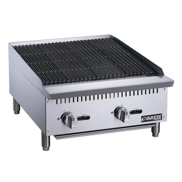 Dukers Appliance DCCB24 24" Countertop Radiant Broiler, 70,000 BTU