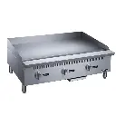 Dukers DCGMA36 1" Plate 36" Commercial Griddle 3 Burners 90,000 BTU