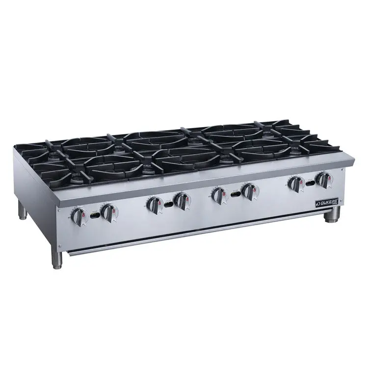 Dukers Appliance DCHPA48 Commercial Hot Plate Counter Top 8 Burners