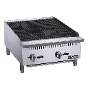 Dukers Appliance DCRB24 24 in. W Countertop Charbroiler, 70,000 BTU