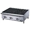 Dukers Appliance DCRB36 36 in. W Countertop Charbroiler, 105,000 BTU