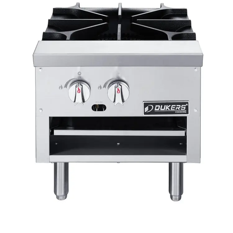 Dukers Appliance DCSPB1 Commercial Stock Pot Range 80,000 BTU 1 Burner