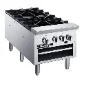 Dukers Appliance DCSPB2 Commercial Stock Pot Range 160,000 BTU 2 Burner