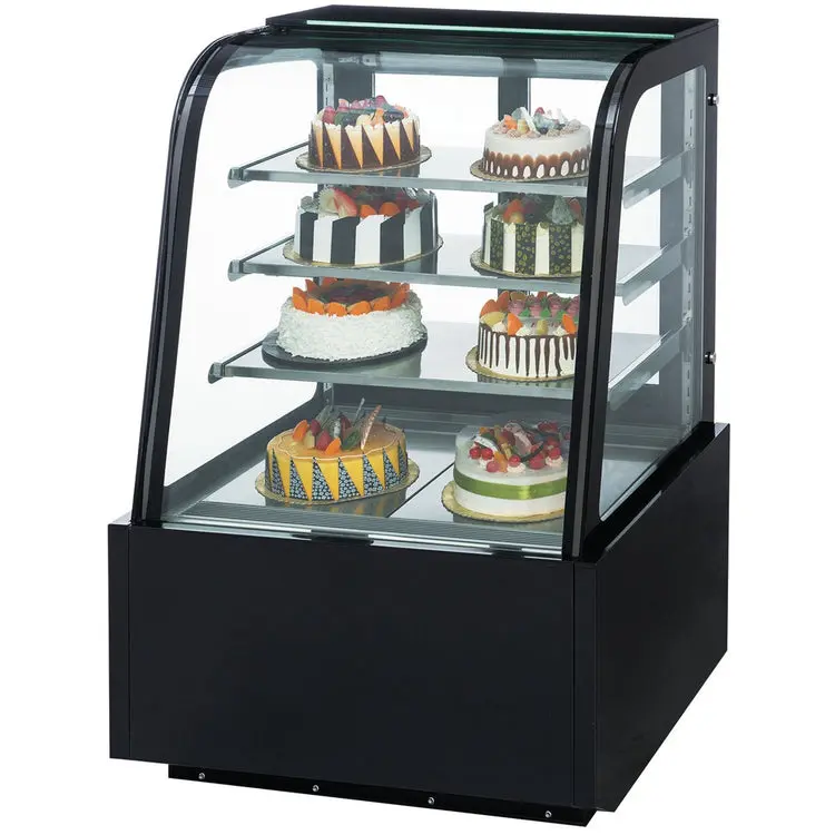 Dukers Appliance DDM36R-CB Commercial Curved Glass 36" Cake Showcase