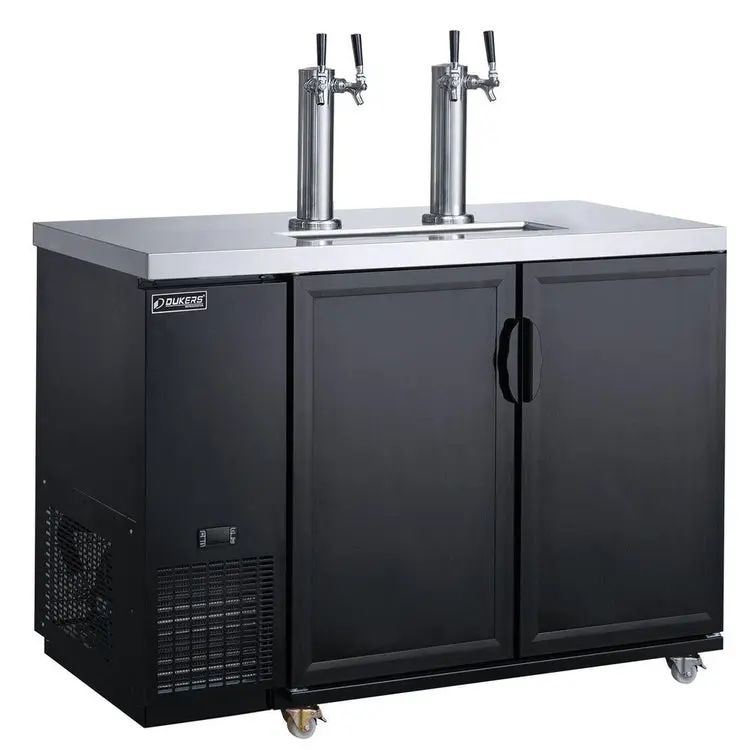Dukers Appliance DKB48-M2 Dual Tap Commercial Kegerator Beer Dispenser