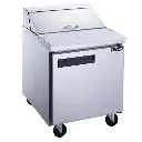 Dukers DSP29-8-S1 29" Commercial Sandwich/Salad Prep Table Refrigerator