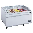 Dukers Appliance WD-700Y Commercial Glass Sliding Chest Freezer