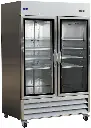 Valpro Refrigeration VP2RG-HC Two Glass Door Reach-in Refrigerator 49 Cu. Ft.