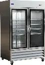 Valpro Refrigeration VP2FG-HC Two Glass Door Reach-in Freezer 49 Cu. Ft.