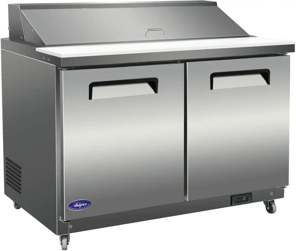 Valpro VP48S-HC 48″ Sandwich / Salad Food Prep Table Refrigerator