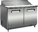 Valpro VP48S-HC 48″ Sandwich / Salad Food Prep Table Refrigerator