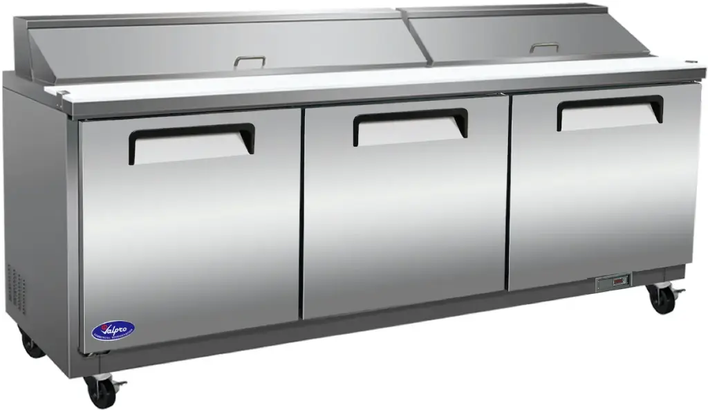 Valpro VP72S-HC 72″ Sandwich / Salad Food Prep Table Refrigerator