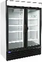 Valpro VP2F-48FDVHC Two Swing Glass Door Merchandiser Double Volt Freezer – 48 Cu. Ft.