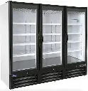 Valpro VP3F-72DVHC Three Swing Full Glass Door Merchandiser Double Volt Freezer – 72 Cu. Ft.