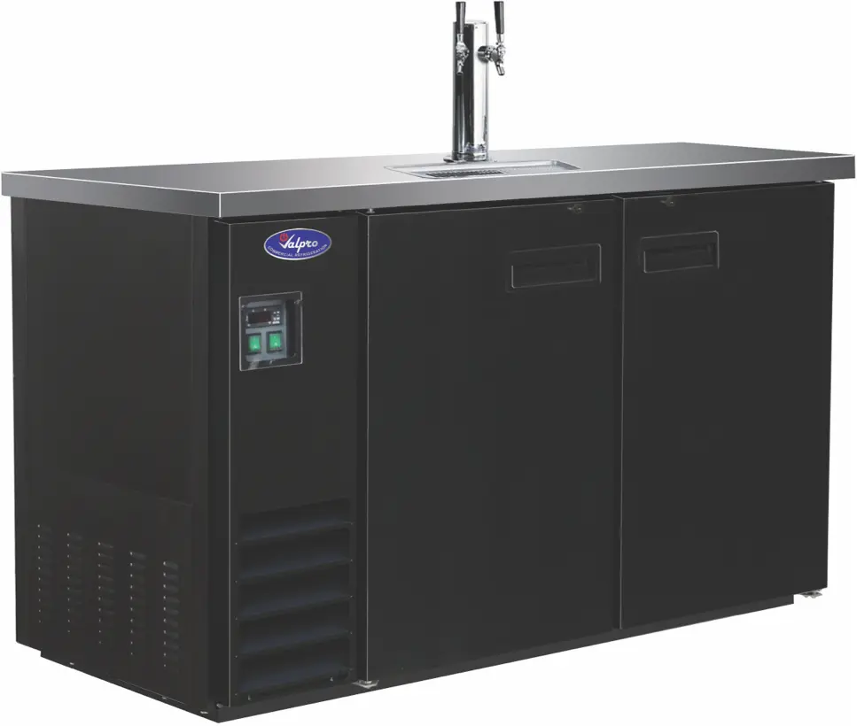 Valpro VPBD2-1 Direct Draw Beer Dispenser 49″ – 1 Tower – 2 Taps