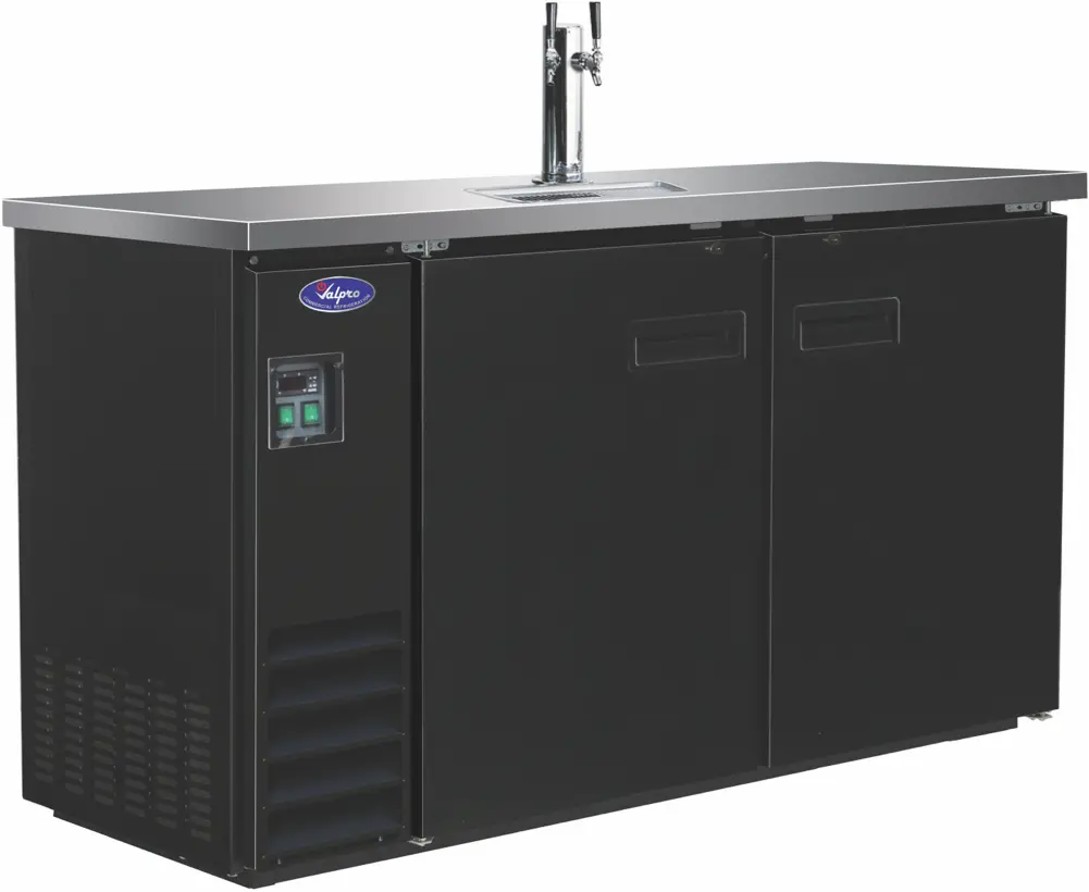 Valpro VPBD3-1 Direct Draw Beer Dispenser 61″ – 1 Tower – 2 Taps