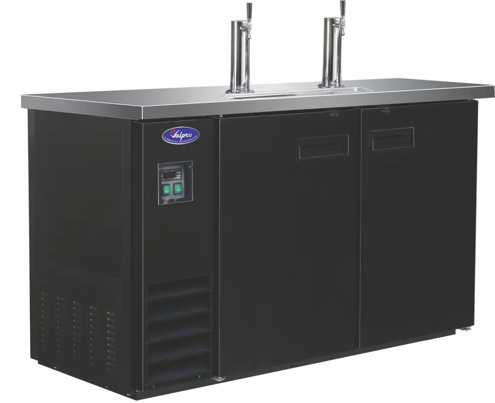 Valpro VPBD2-2 Direct Draw Beer Dispenser 49″ – 2 Towers – 2 Taps