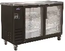 Valpro VP60G 61″ Two Glass Swing Door Bar Back Cooler