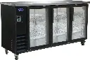 Valpro Refrigeration VP72G 73″ Three Glass Swing Door Back Bar Cooler