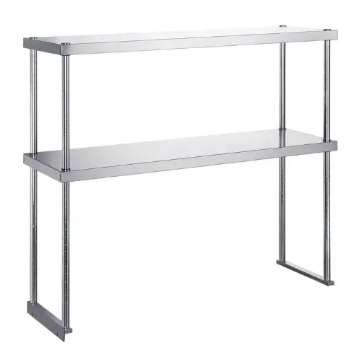 Dukers DCOS-1874 Double Overshelf for 72" Sandwich/Salad Prep Tables and Undercounters
