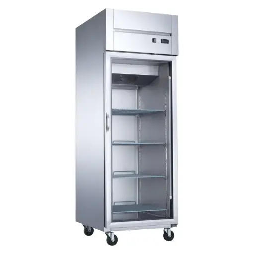 Dukers D28AR-GS1 Top Mount Single Glass Door Reach-in Refrigerator
