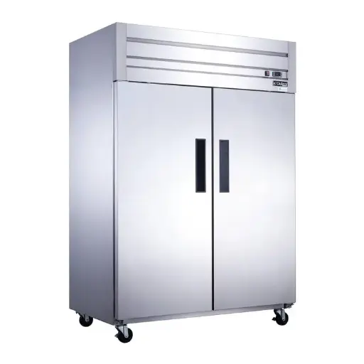 Dukers D55AR 2-Door Top Mount Commercial Reach-in Refrigerator
