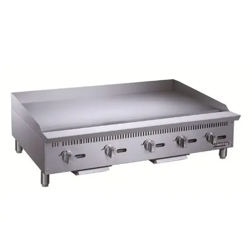 Dukers DCGM60 3/4" Plate 60" Commercial Griddle, 5 Burners 150,000 BTU