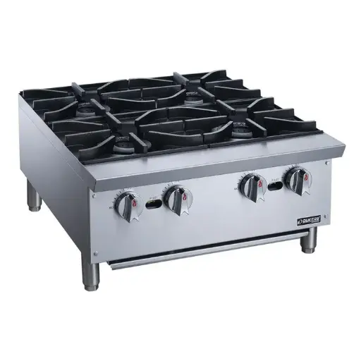 Dukers Appliance DCHPA24 Commercial Hot Plate Counter Top 4 Burners