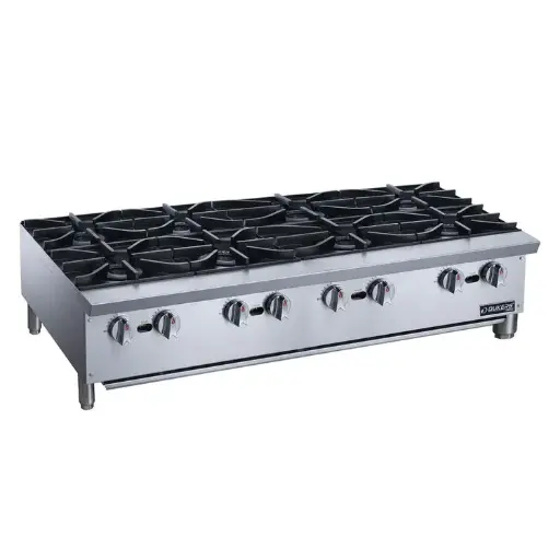 Dukers Appliance DCHPA48 Commercial Hot Plate Counter Top 8 Burners