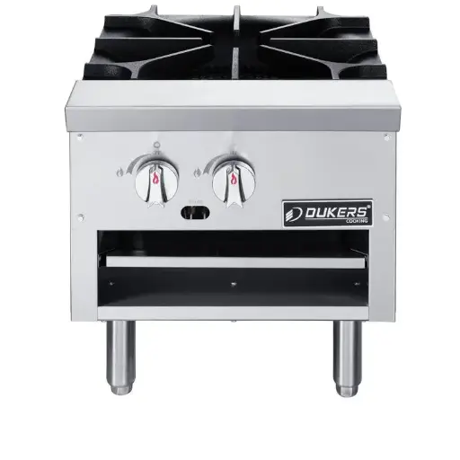 Dukers Appliance DCSPB1 Commercial Stock Pot Range 80,000 BTU 1 Burner
