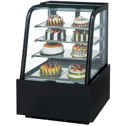 Dukers Appliance DDM36R-CB Commercial Curved Glass 36" Cake Showcase