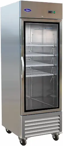 Valpro Refrigeration VP1FG-HC Single Glass Door Reach-in Freezer 23 Cu. Ft.