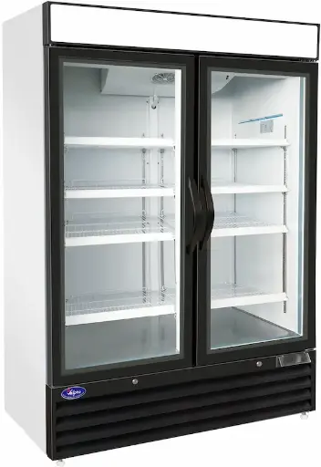 Valpro VP2R-48HC Two Sliding Glass Door Merchandiser Refrigerator – 48 Cu. Ft.