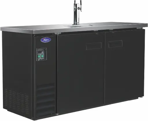 Valpro VPBD3-1 Direct Draw Beer Dispenser 61″ – 1 Tower – 2 Taps