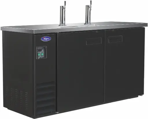 Valpro VPBD3-2 Direct Draw Beer Dispenser 61″ – 2-towers -2 Taps